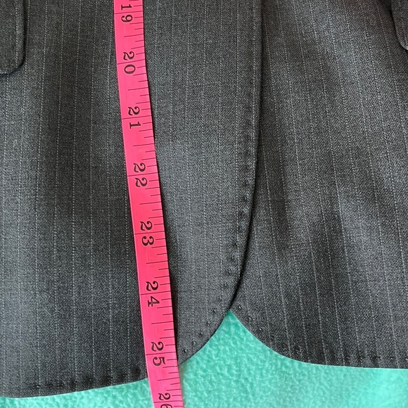 J. Crew Classic Blazer in Gray Striped NWOT Size 12 - Picture 9 of 10